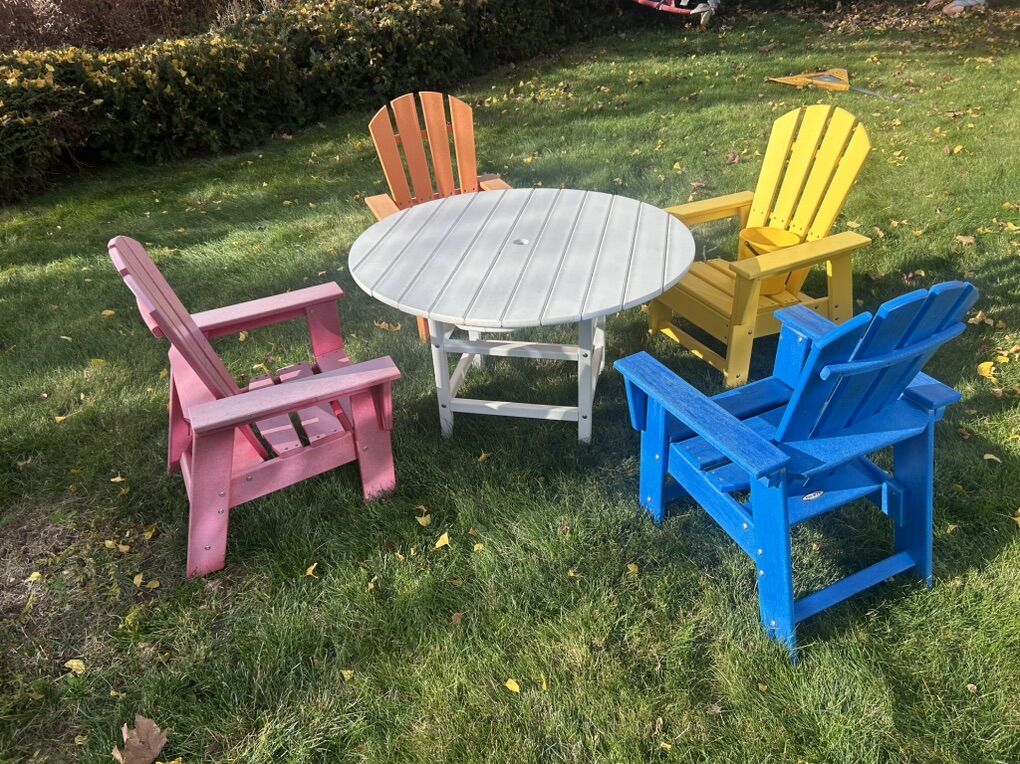 Poly-Wood Kids Chairs and Table