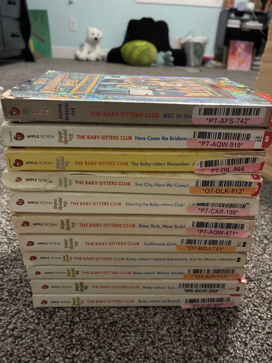11 super special babysitter club books from the 1990’s