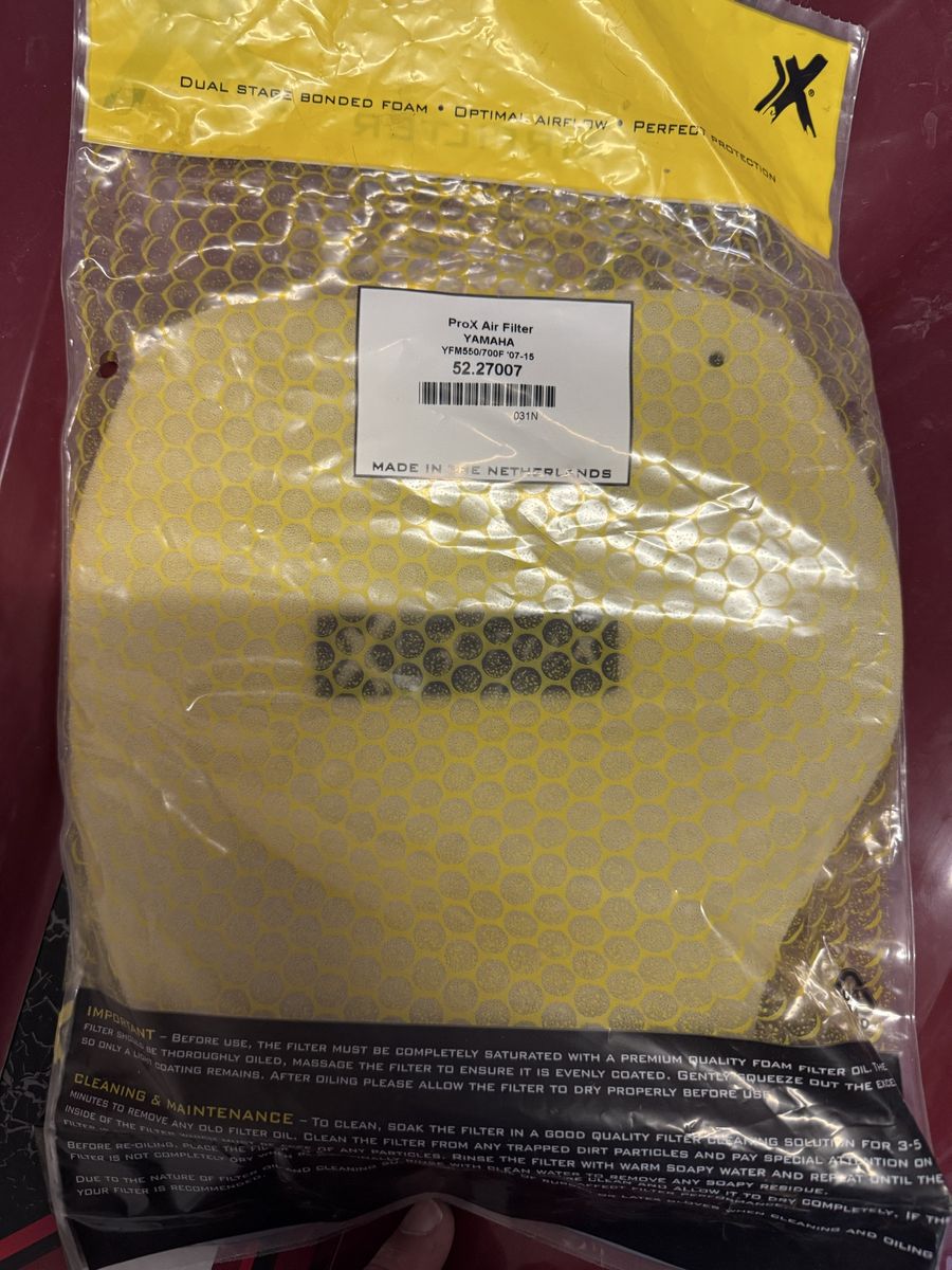 Yamaha Grizzly air filter