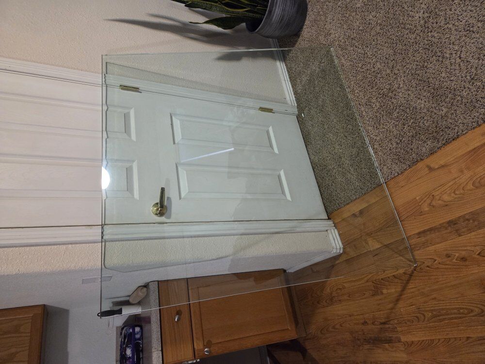 48x48 Inch Glass Table Top 3/4 Inch Thick