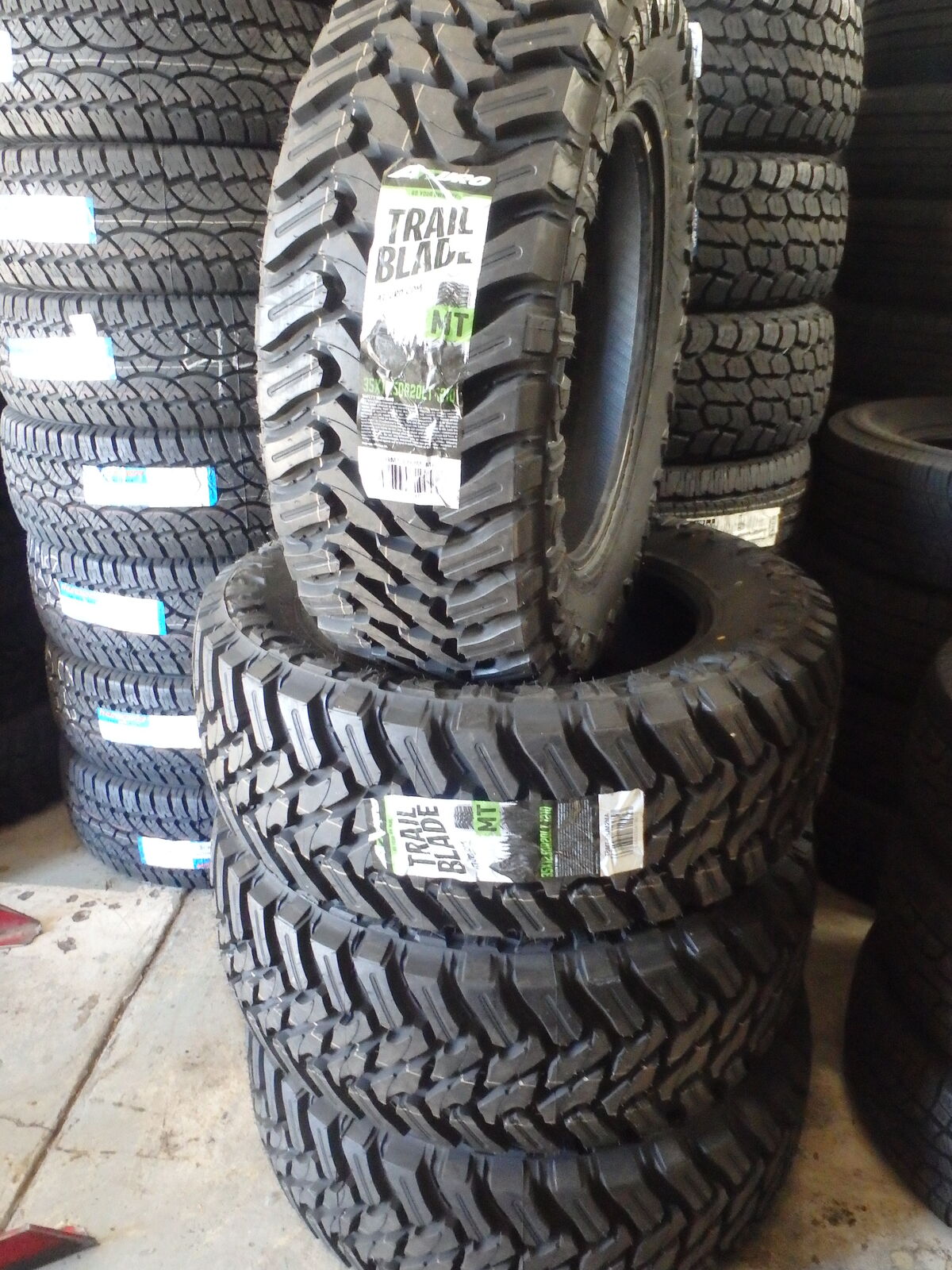 35X12.50R20 ATTERO TRAILBLADE MT SET OF BRAND NEW TIRES