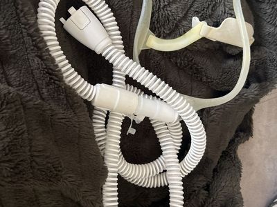 Used CPAP Machine Hose & Headgear - Medical Equipment