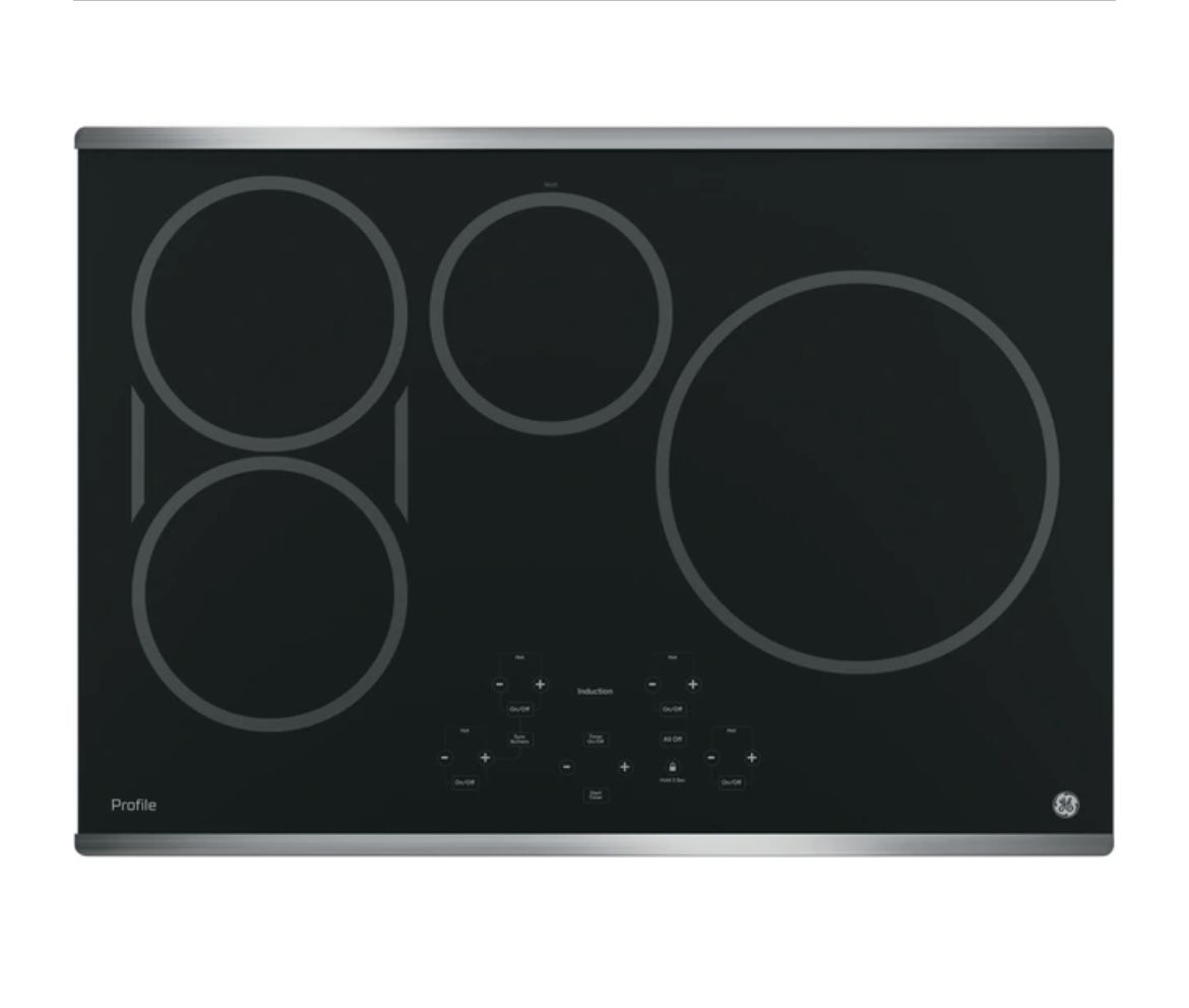 GE Profile™ Series 30" Stainless Steel Built-in Touch Control Induction Cooktop