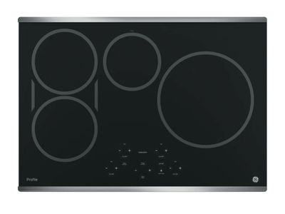 GE Profile™ Series 30" Stainless Steel Built-in Touch Control Induction Cooktop
