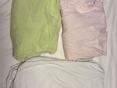 FREE Assorted Fitted Sheets for crib and IKEA toddler bed