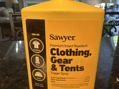 Sawyer Premium Insect Repellent 24oz - Clothing, Gear & Tents - 6 Weeks/6 Washings