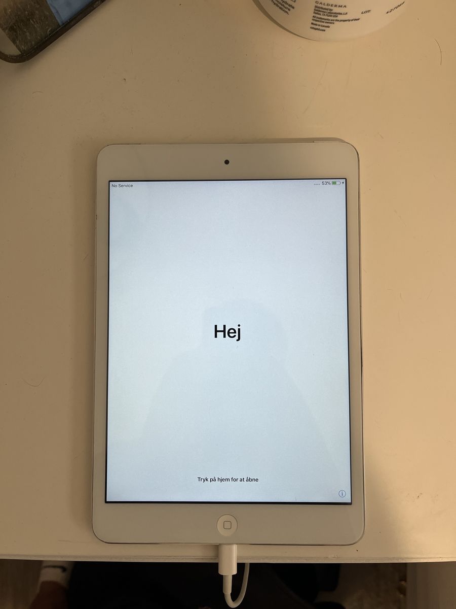Apple iPad Mini 1st Gen A1455 16GB Wi-Fi + Cellular (No Service) - White/Silver