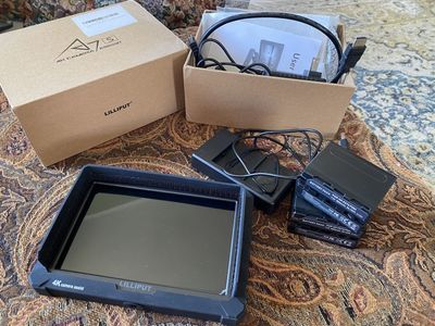 Camera Monitor and Batteries