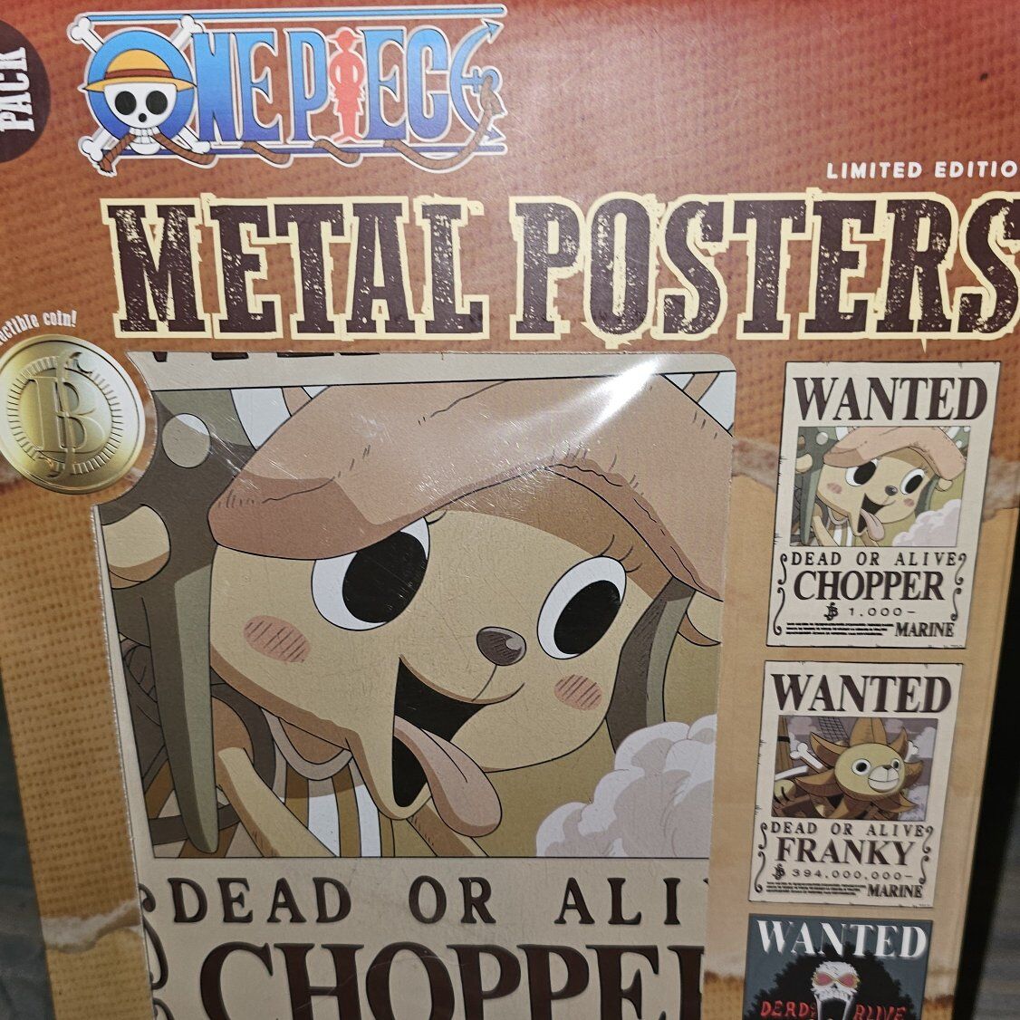 One Piece metal poster