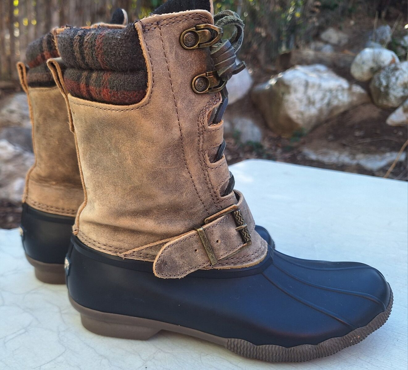 Fabulous Womens Sperry Top Slider Boots Sz-6
