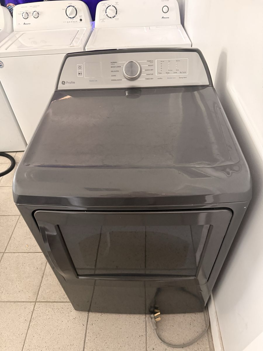 GE Profile Electric Dryer - Dark Gray