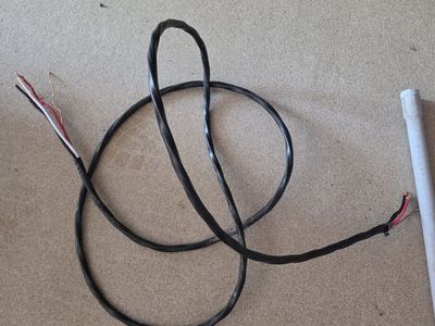 12+' of 6-3 romex wire plus conduit