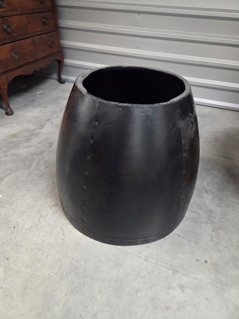 Coaster Company Industrial Round End Table - Black Metal & Reclaimed Wood Accent Side Table