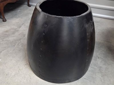 Coaster Company Industrial Round End Table - Black Metal & Reclaimed Wood Accent Side Table