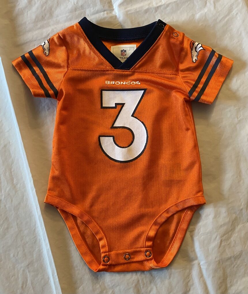 Denver Broncos Drew Lock #3 Baby 12 Months New