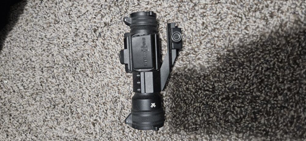 vortex strike fire red and green dot