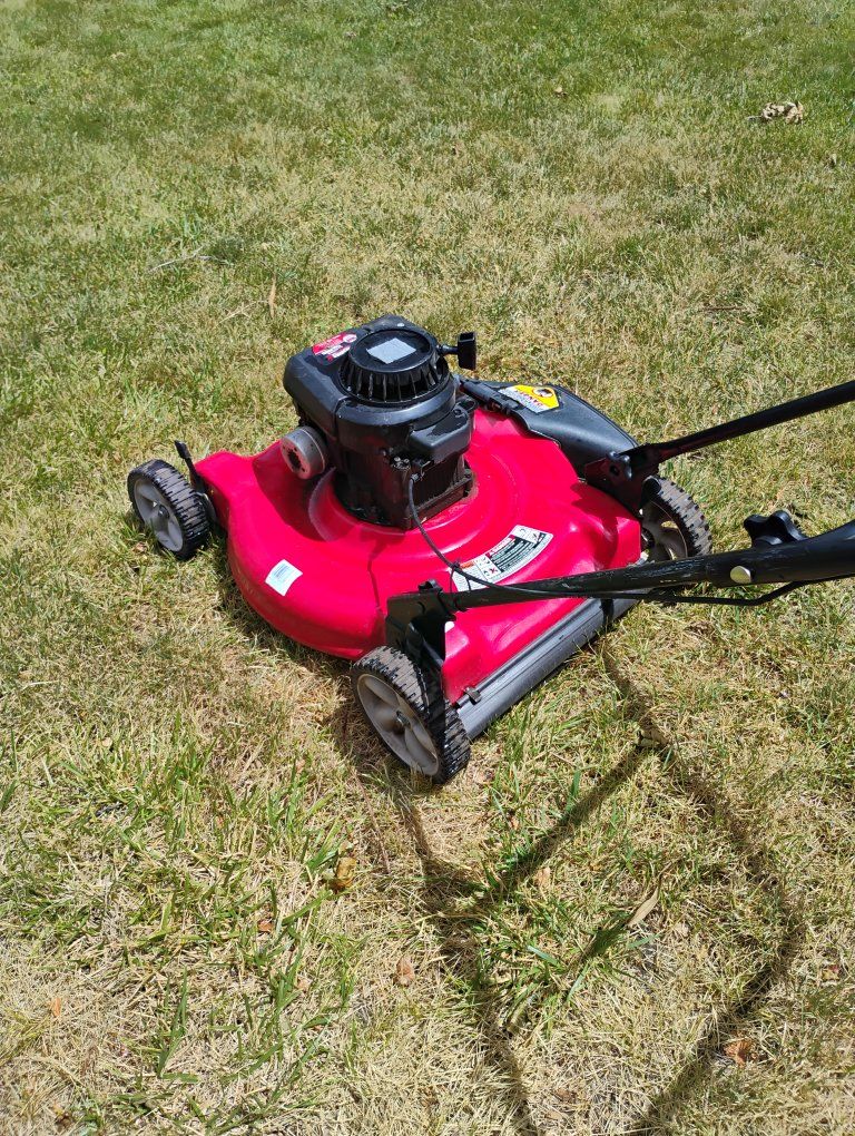 Red Push Mower - Used, Good Condition