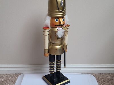 Tall Gold Nutcracker