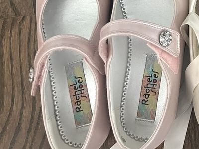 Girls Pink Dress/Church Shoes Size 1