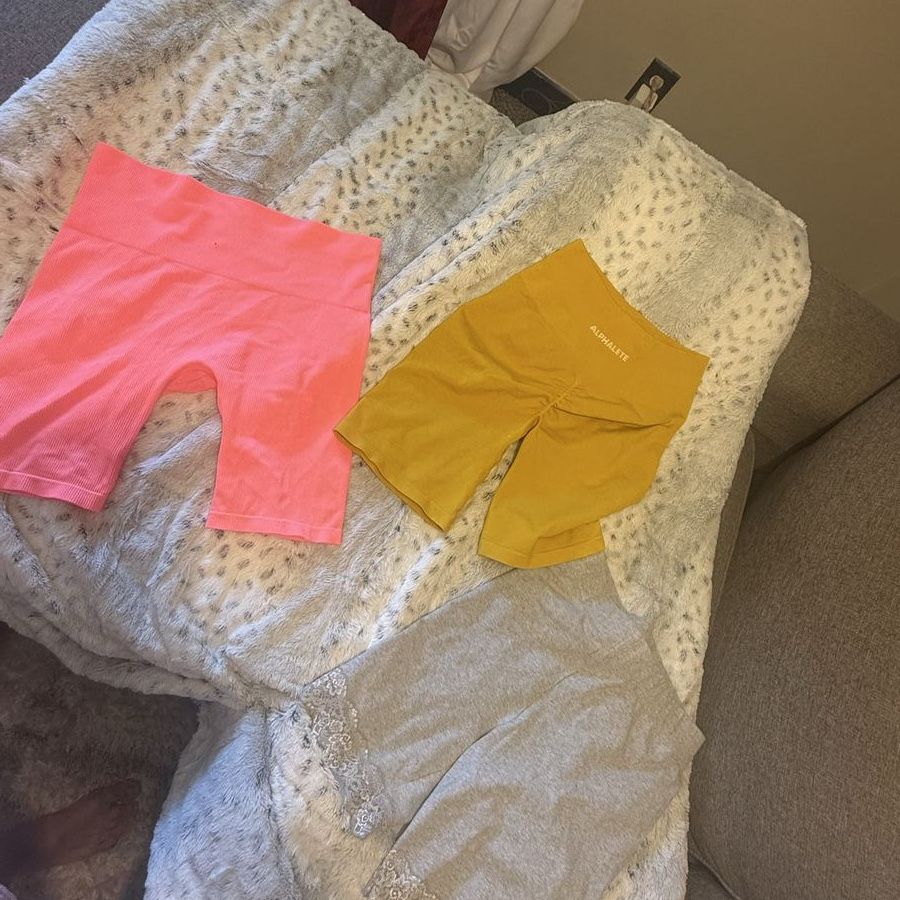 Short sport workout size m/ l all $25 alphabet