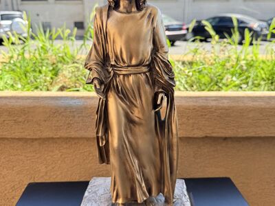 Angela Johnson Cast Bronze Sculpture of Jesus