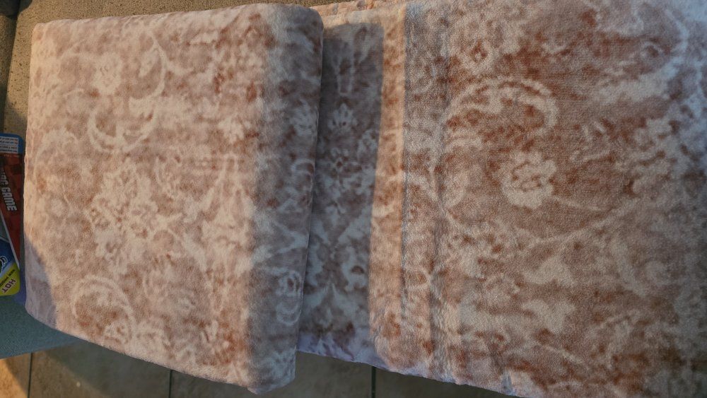 CAROMIO area rug 6'x9' pink boho vintage