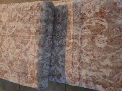 CAROMIO area rug 6'x9' pink boho vintage