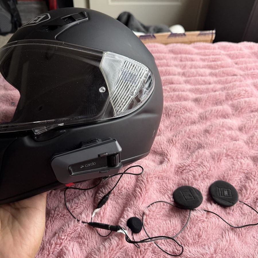 SHOEI RF-SR with Cardo Packtalk Edge