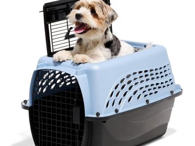 Petmate Dog Crate, 24", Blue
