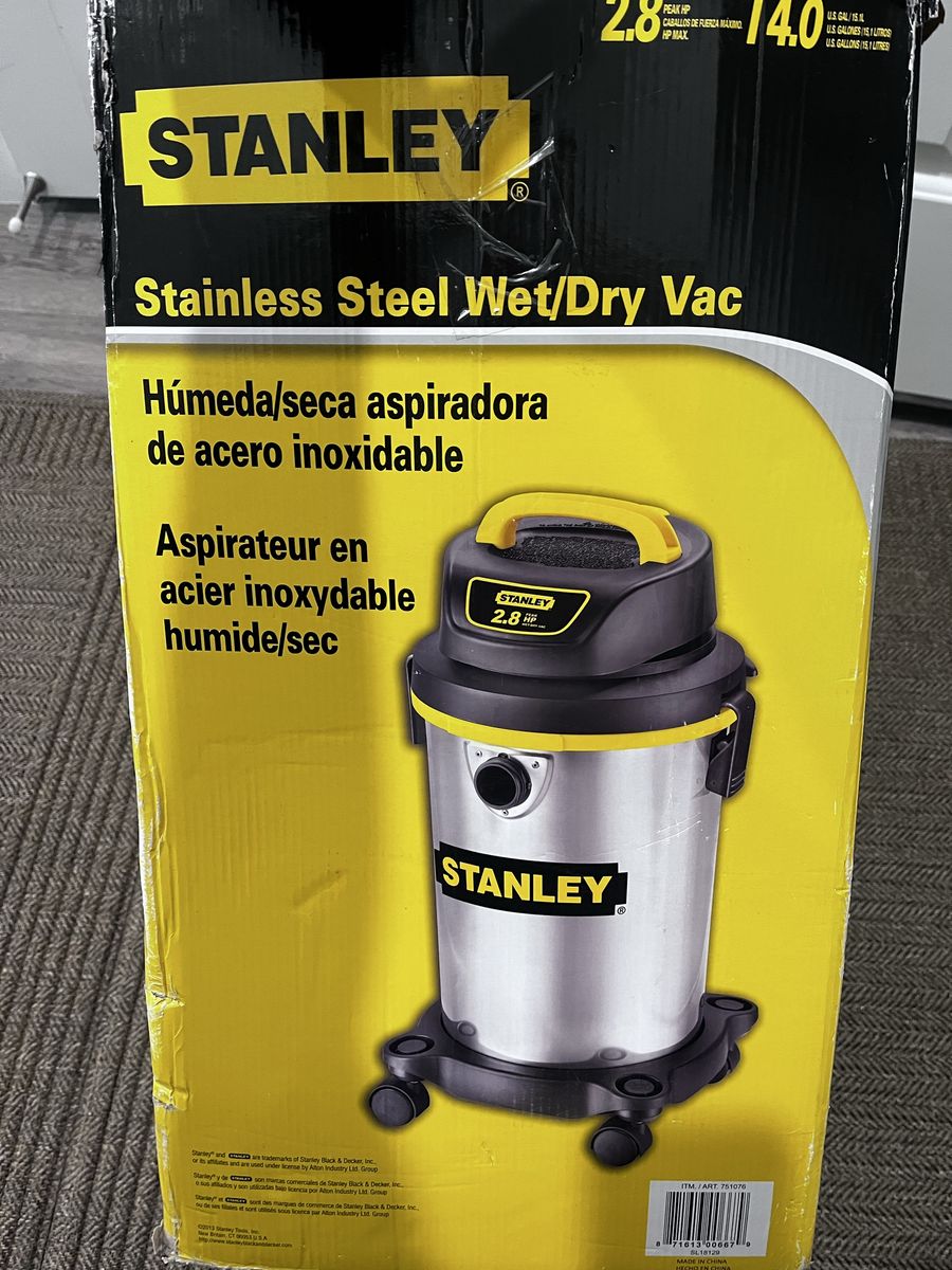 Vaccum Stainless Steel Wet/Dry