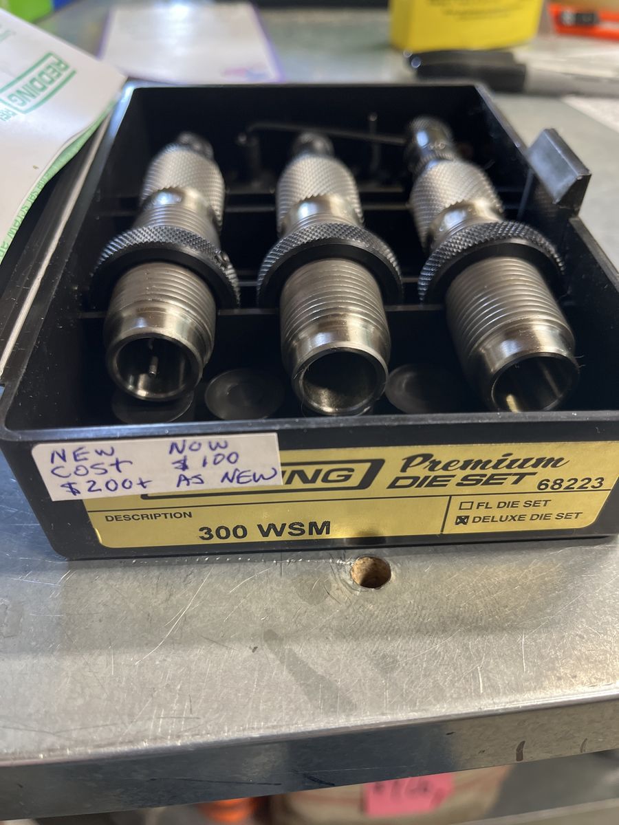 300 WSM Redding Deluxe Die Set.