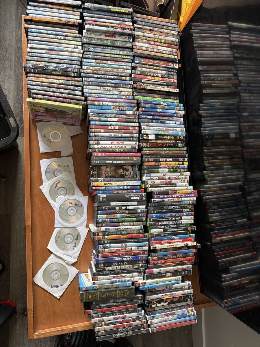 210 DVDs Large Lot of Mixed DVDs and Blu-rays  Movies & TV Shows
