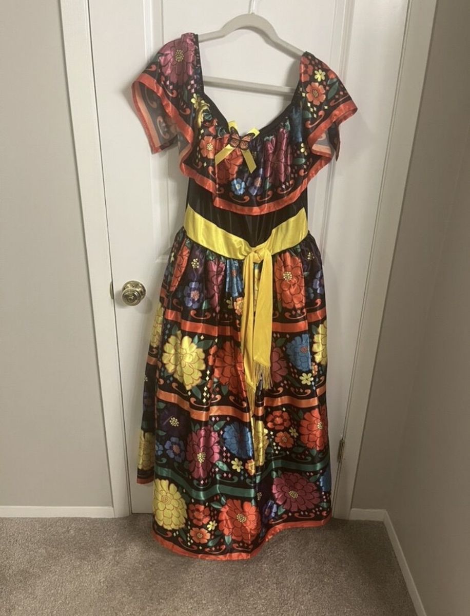 XL Adult Dress Sugar Skull Day of the Dead Halloween