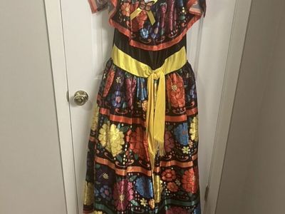 XL Adult Dress Sugar Skull Day of the Dead Halloween