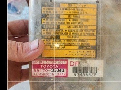 OEM Toyota 4Runner SRS Air Bag Sensor Assembly – P/N 89170-35040