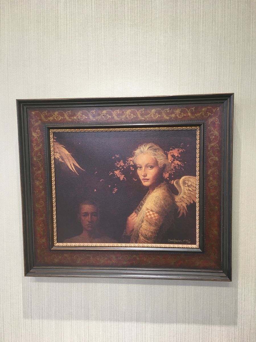James C. Christensen - Men and Angles Signed Artist Proof