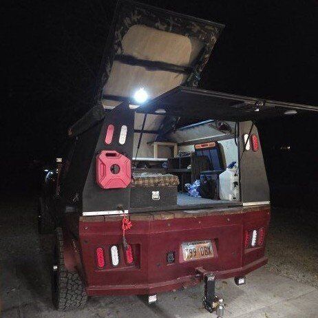 Camper for Flatbed truck