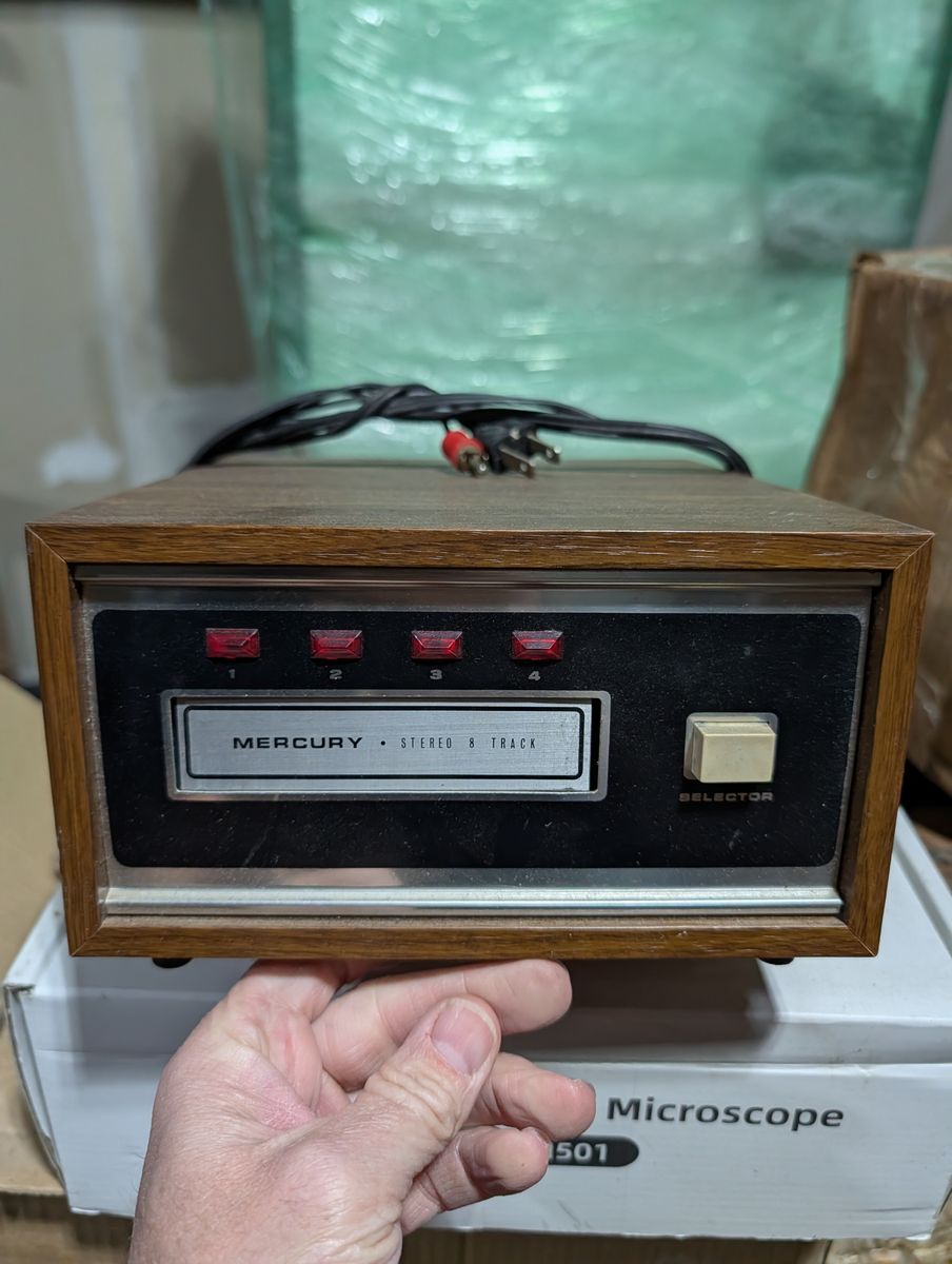 Vintage 8 Track Player and 8 Tracks