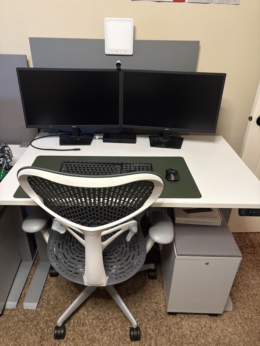 Adjustable Desk With Chair And Accessories