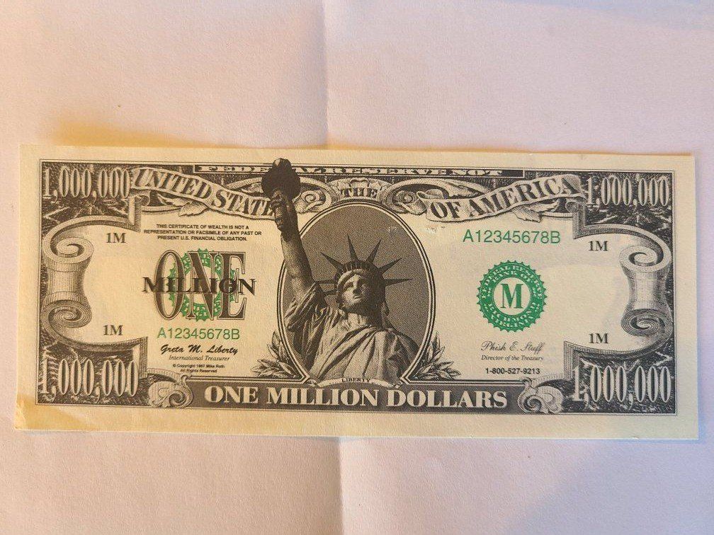 One Million Dollar Bill