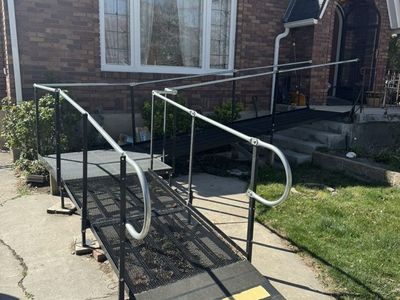 AMRAMP Adjustable Wheelchair Ramp Handicap