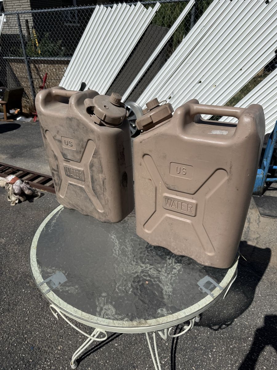 5 Gal Water Cans. ( Crocker LTD )