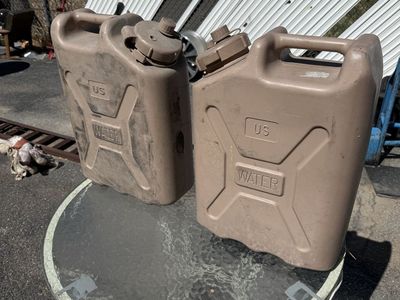 5 Gal Water Cans. ( Crocker LTD )