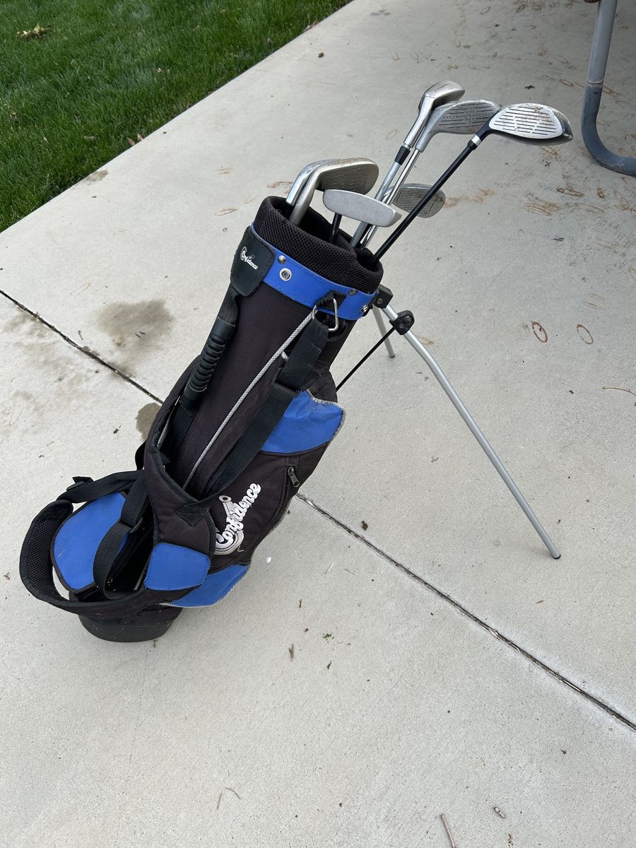 Junior Golf Clubs and Bag