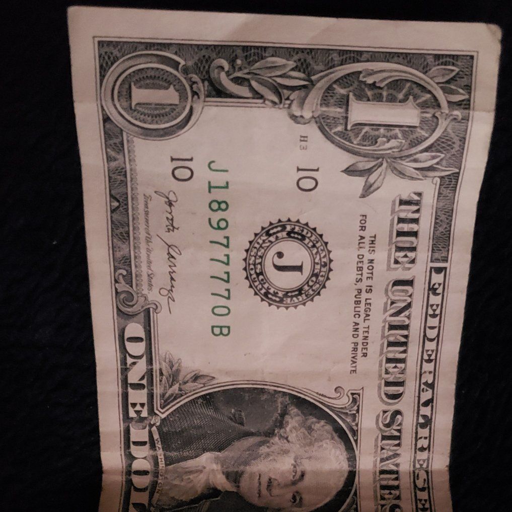 Lucky Sevens USD Dollar Bill