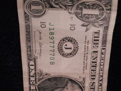 Lucky Sevens USD Dollar Bill