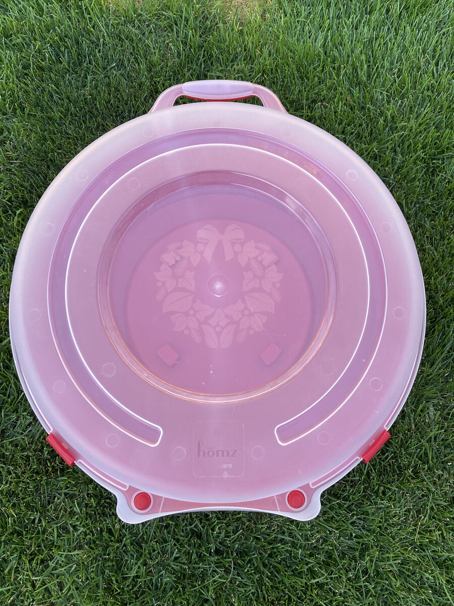 Homz Holiday Storage 24in. Wreath Box