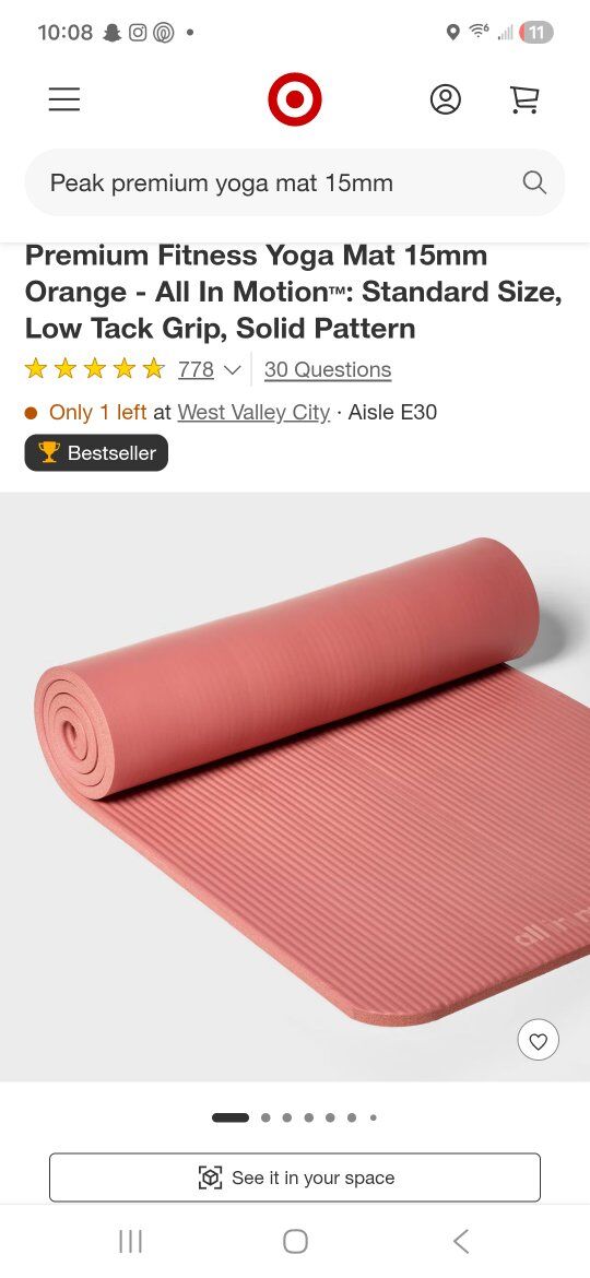 Brand new yoga mat