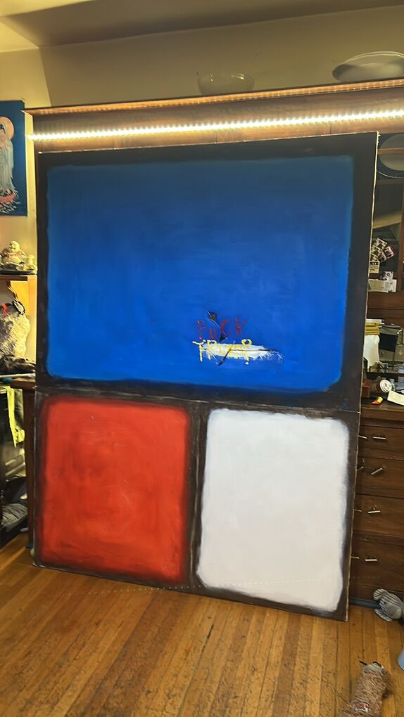 Original Modern Abstract Expressionism Painting.