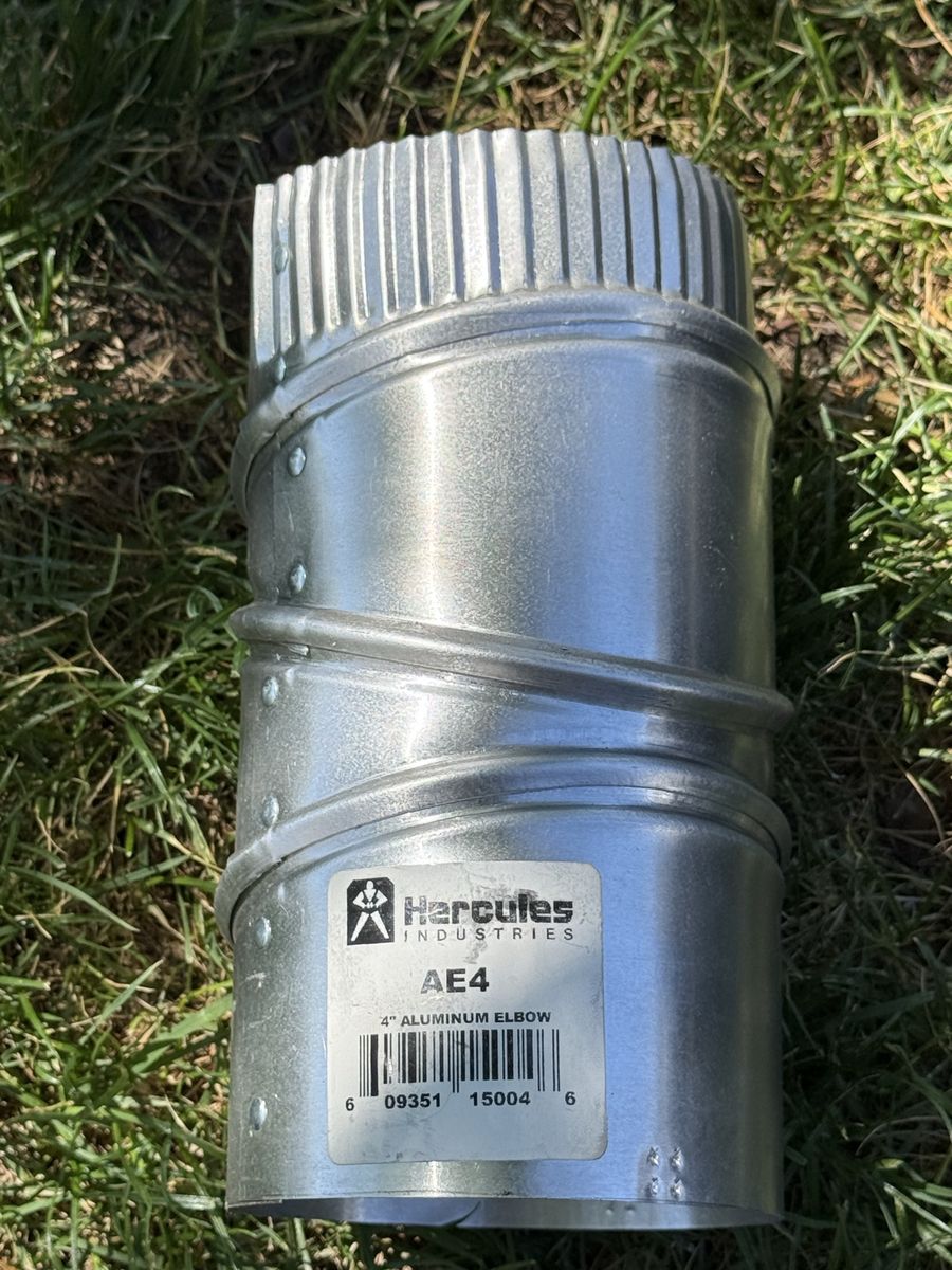Hercules Industries AE4 4 inch aluminum elbow